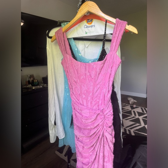 House of CB 'Cesca' floral pink dress XS - Picture 6 of 7